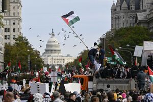 فیلم/ نخستین گام برای ممنوعیت حمایت از فلسطین در آمریکا