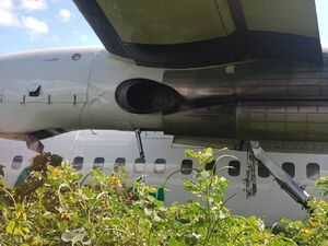 اولین تصاویر از سقوط هواپیمای فوکر ۵۰ در کومور