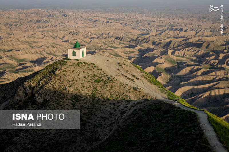 عکس/ زیارتگاه و قبرستان خالدنبی در گلستان