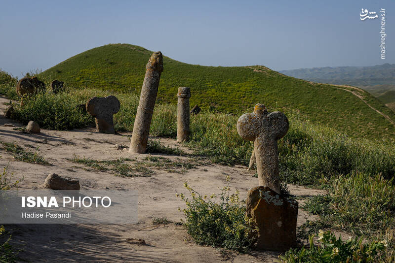 عکس/ زیارتگاه و قبرستان خالدنبی در گلستان