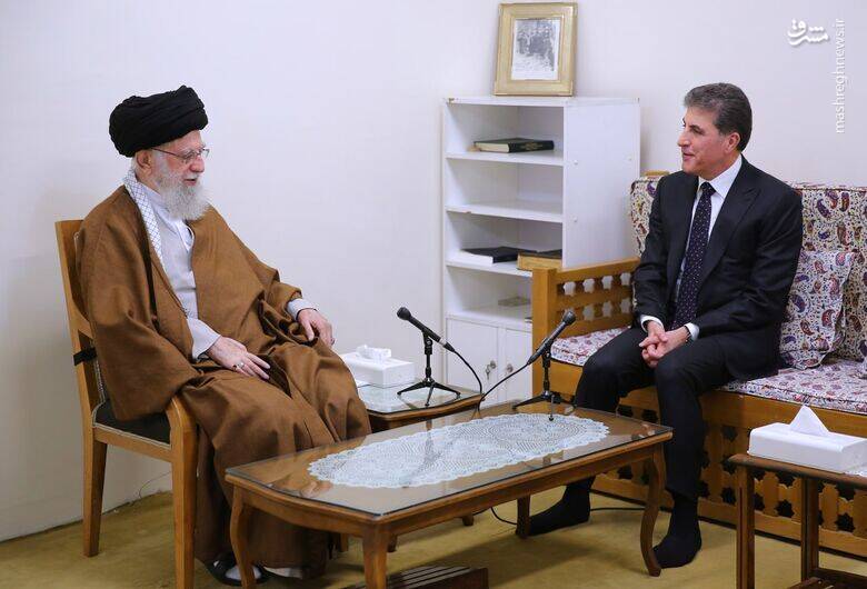 رئیس اقلیم کردستان عراق با رهبر انقلاب دیدار کرد+ عکس