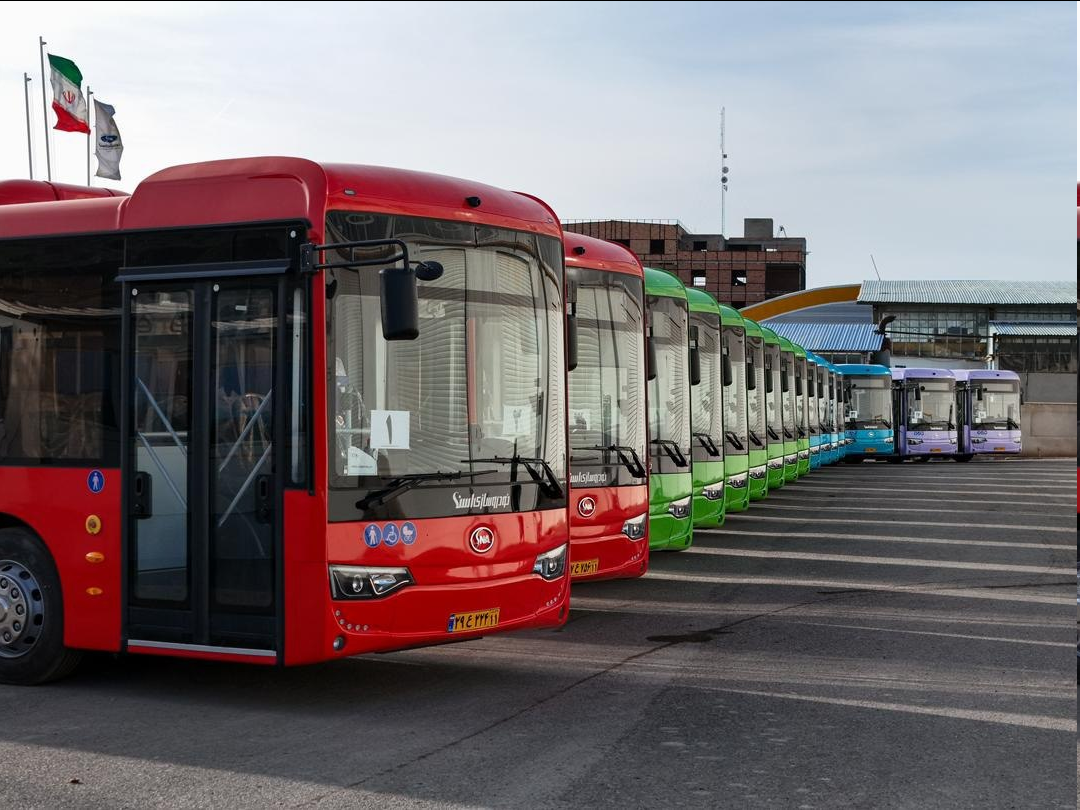 اتوبوسهای تولید گروه بهمن به پایتخت رسید