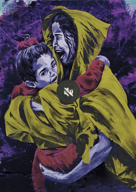 هنرنمایی هنرمند آرژانتینی در حمایت از مردم فلسطین