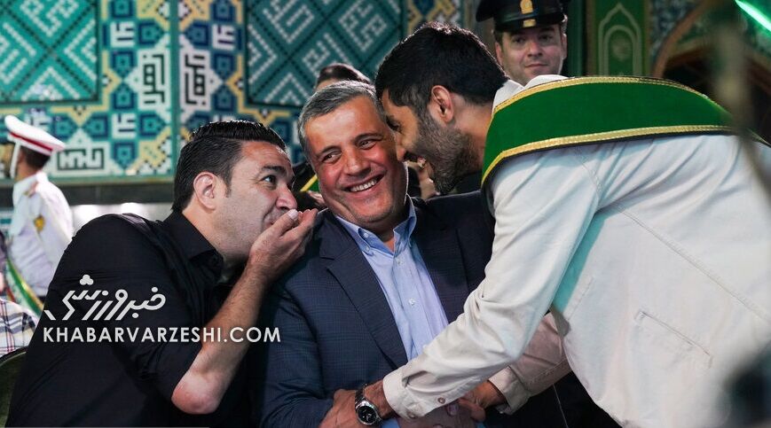 صحبتهای درگوشی نکونام با یک پرسپولیسی + عکس 2