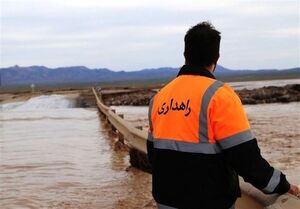 سیل جاده فریمان مشهد را بست