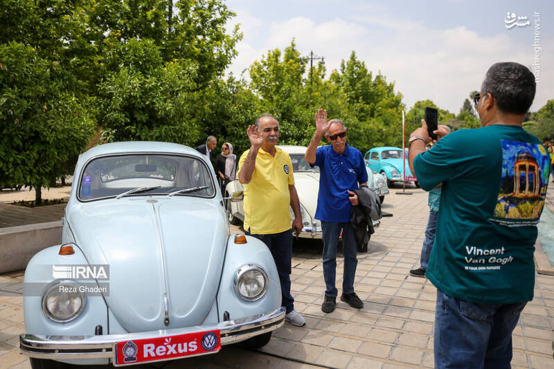 عکس/گردهمایی فولکس واگن ها در اصفهان