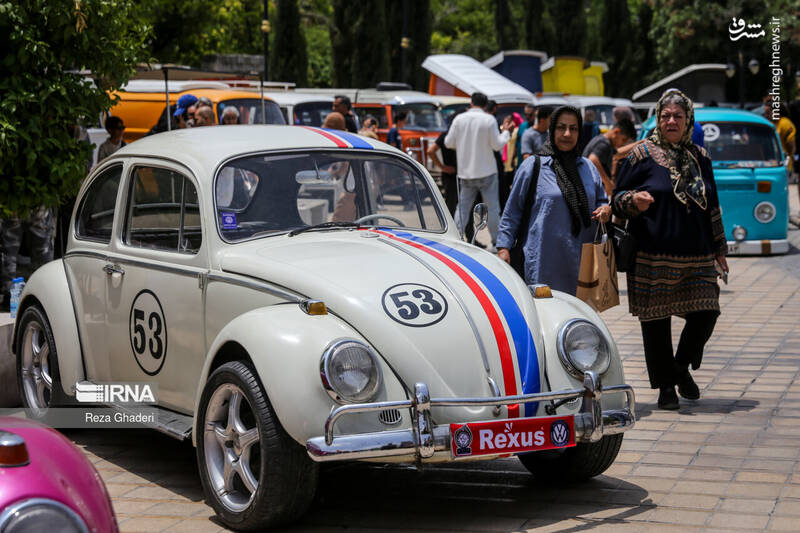 عکس/گردهمایی فولکس واگن ها در اصفهان