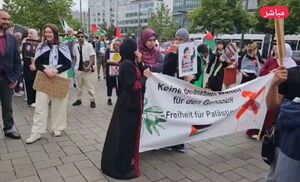 تظاهرات همبستگی با غزه در آلمان