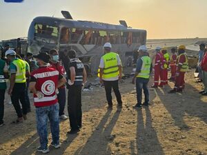 واژگونی اتوبوس در غرب عربستان با 14 کشته
