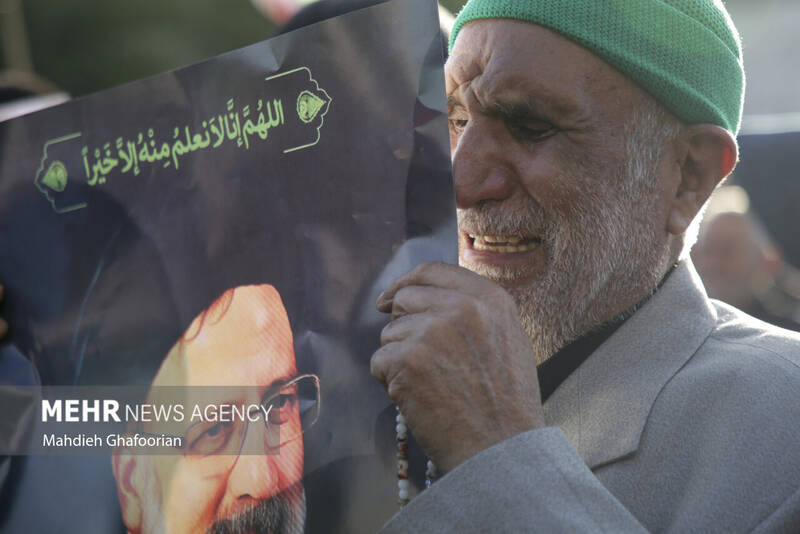 قاب هایی از اندوه در فراق خادم الرضا