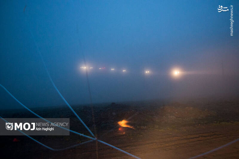 محل سانحه بالگرد حامل رئیس جمهور به روایت تصویر