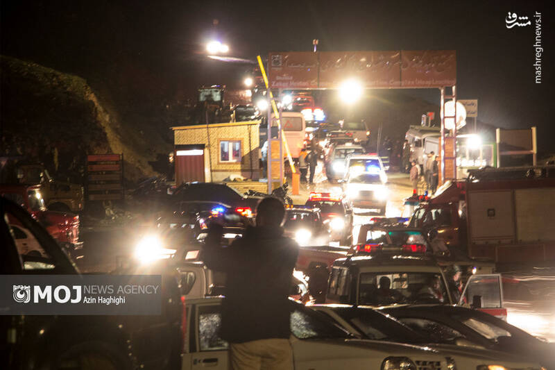 محل سانحه بالگرد حامل رئیس جمهور به روایت تصویر 25