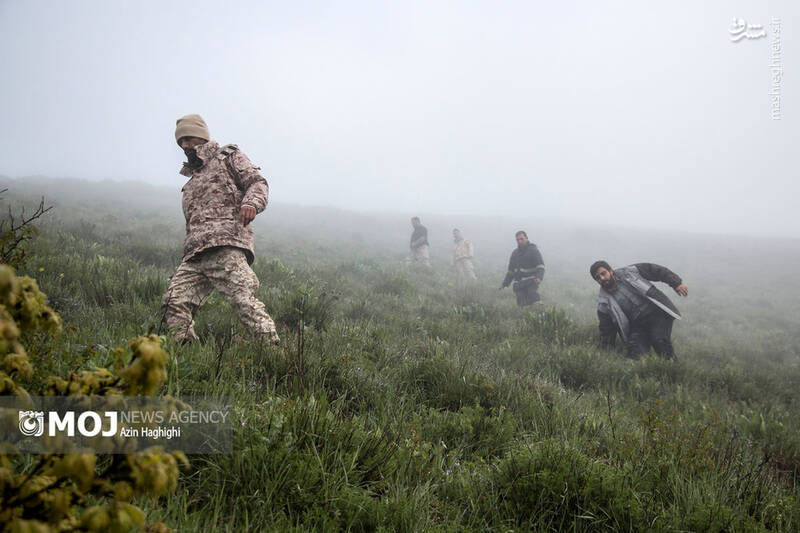 محل سانحه بالگرد حامل رئیس جمهور به روایت تصویر 20