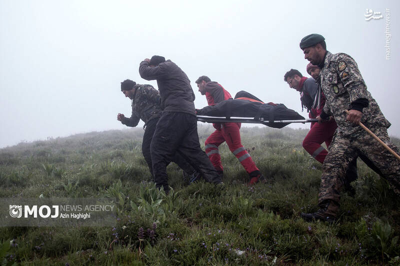 محل سانحه بالگرد حامل رئیس جمهور به روایت تصویر 13