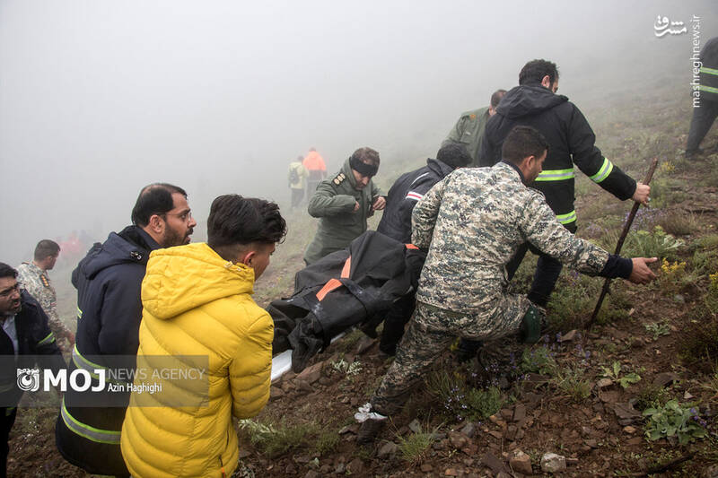 محل سانحه بالگرد حامل رئیس جمهور به روایت تصویر 11