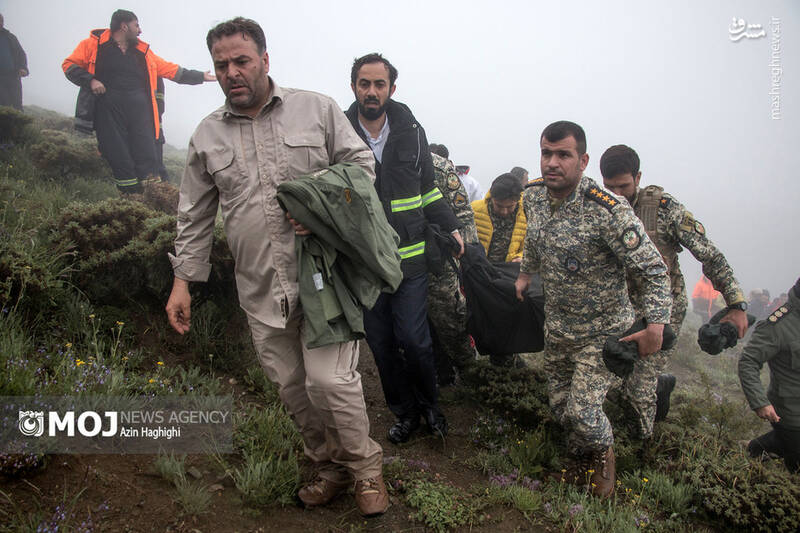 محل سانحه بالگرد حامل رئیس جمهور به روایت تصویر 9