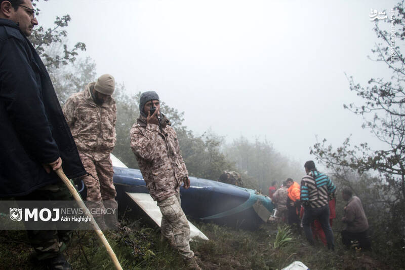 محل سانحه بالگرد حامل رئیس جمهور به روایت تصویر 6