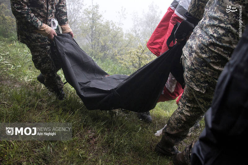 محل سانحه بالگرد حامل رئیس جمهور به روایت تصویر 5