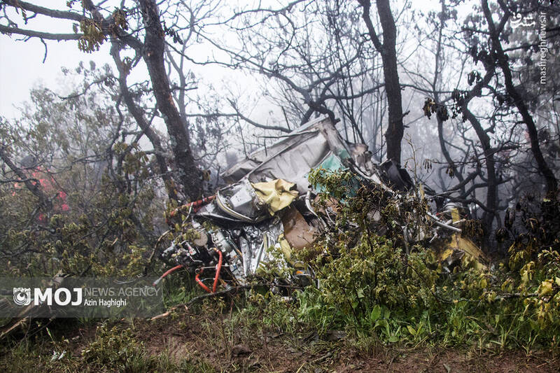 محل سانحه بالگرد حامل رئیس جمهور به روایت تصویر 4