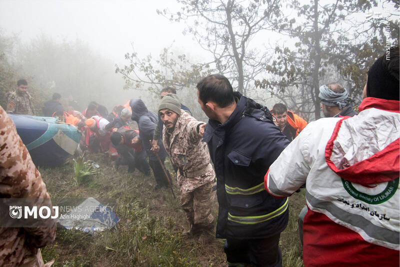 محل سانحه بالگرد حامل رئیس جمهور به روایت تصویر 3