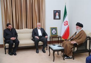 اسماعیل هنیه با رهبر انقلاب دیدار کرد