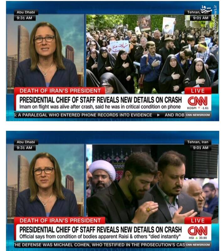 بازتاب فوری رسانههای دنیا از حضور مردم در مراسم تشییع تهران