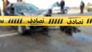 تصادف زنجیرهای 5 خودرو در محور سوادکوه به تهران