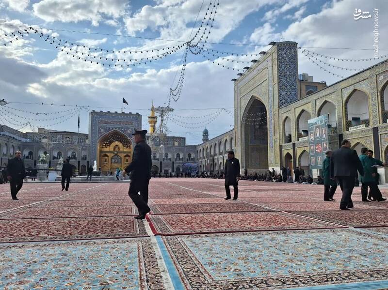 صحن آزادی در انتظار خادم الرضا +عکس