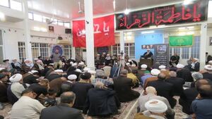 گرامیداشت شهید جمهور در دفتر مرحوم فاضل لنکرانی