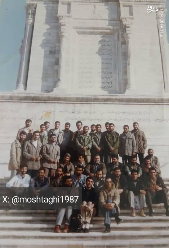 تصویری قدیمی از امیرعبداللهیان در اردوی بسیج