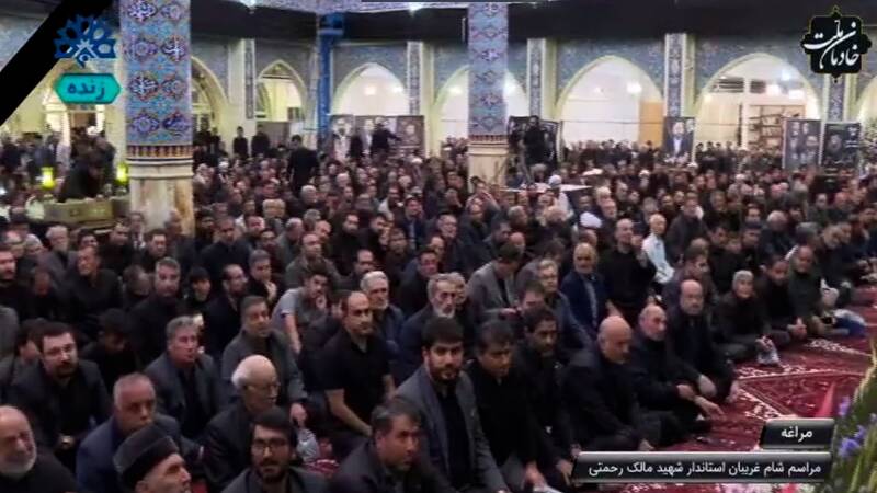 برگزاری مراسم شام غریبان شهد رحمتی در مراغه