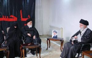 فیلم/ بیانات رهبر معظم انقلاب در منزل شهید جمهور