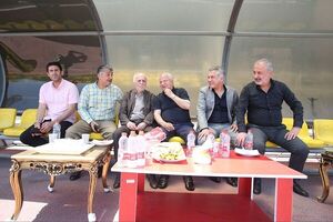 پروین در تمرین پرسپولیس: با همین فرمان قهرمانیم + عکس