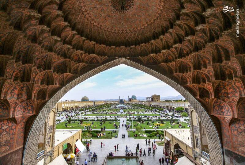 چهار نمای زیبا از میدان نقش جهان اصفهان 2