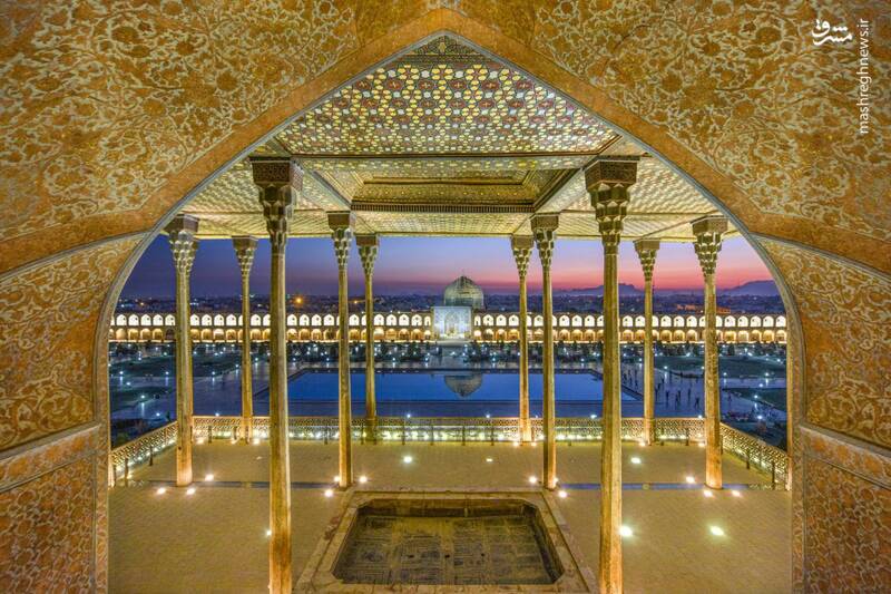 چهار نمای زیبا از میدان نقش جهان اصفهان 5