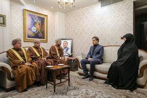 حضور وزیر خارجه عمان در منزل شهید امیرعبداللهیان