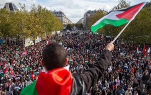 حمایت گسترده پاریس نشینان از غزه