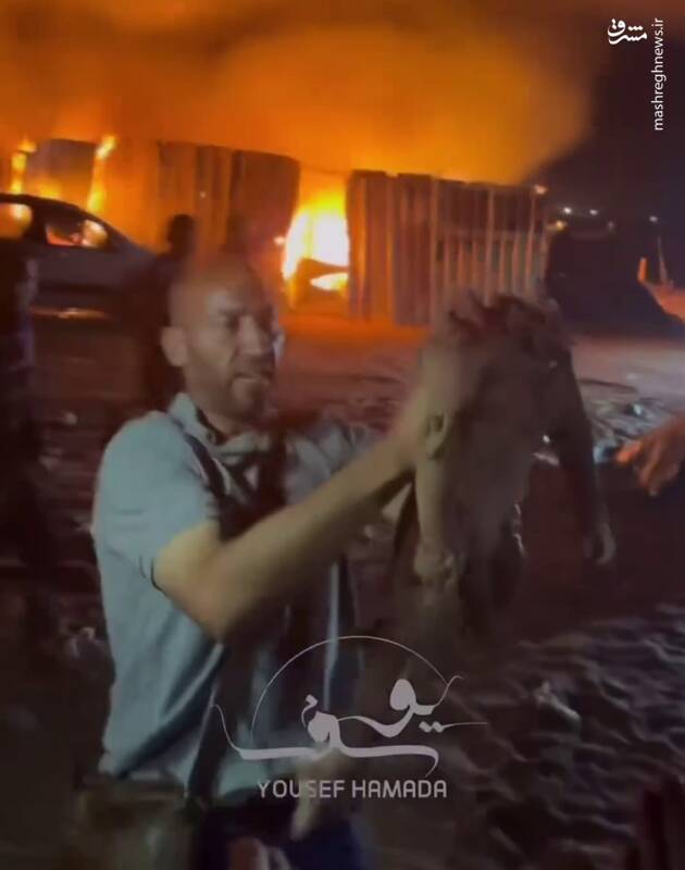 برای طفل بینشانی که در بمباران آوارگان رفح با سرِ بریده در آتش سوخت...