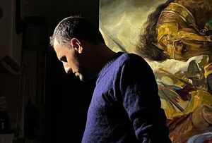 عکس / اثر جدید حسن روح الامین برای غزه