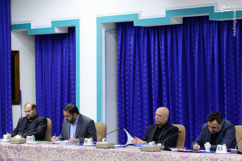 عکس/ اولین جلسه شورای عالی انقلاب فرهنگی بدون حضور رئیسی