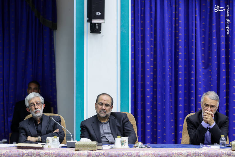 عکس/ اولین جلسه شورای عالی انقلاب فرهنگی بدون حضور رئیسی