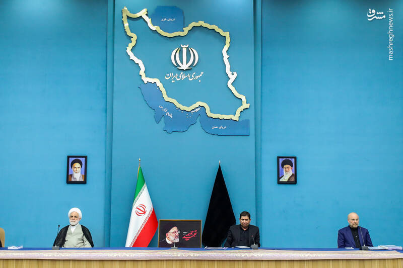 عکس/ اولین جلسه شورای عالی انقلاب فرهنگی بدون حضور رئیسی