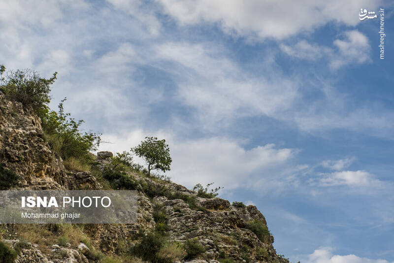 عکس/ آبشار و دره زیبای بالی قایه در مراوه تپه در استان گلستان
