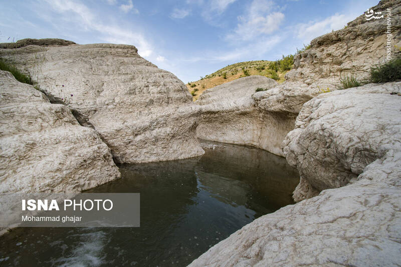 عکس/ آبشار و دره زیبای بالی قایه در مراوه تپه در استان گلستان