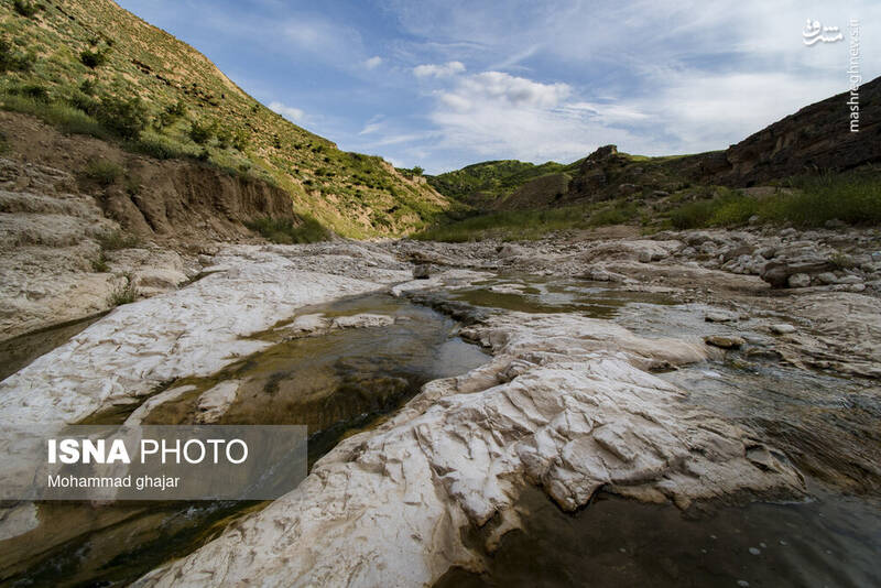 عکس/ آبشار و دره زیبای بالی قایه در مراوه تپه در استان گلستان