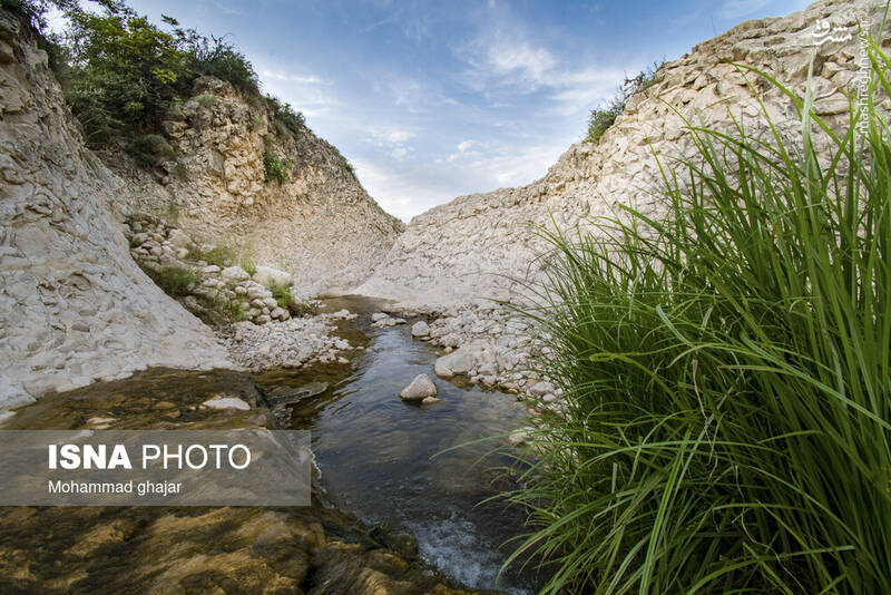 عکس/ آبشار و دره زیبای بالی قایه در مراوه تپه در استان گلستان