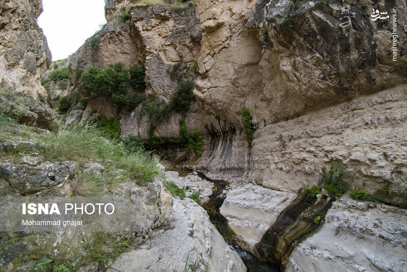 عکس/ آبشار و دره زیبای بالی قایه در مراوه تپه در استان گلستان