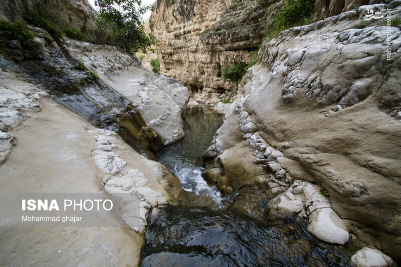 عکس/ آبشار و دره زیبای بالی قایه در مراوه تپه در استان گلستان