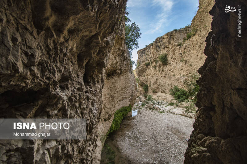 عکس/ آبشار و دره زیبای بالی قایه در مراوه تپه در استان گلستان