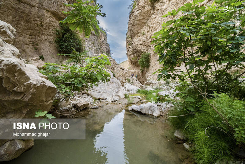 عکس/ آبشار و دره زیبای بالی قایه در مراوه تپه در استان گلستان